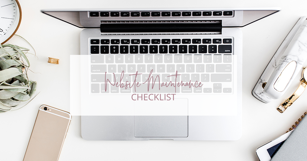 Website Maintenance Checklist